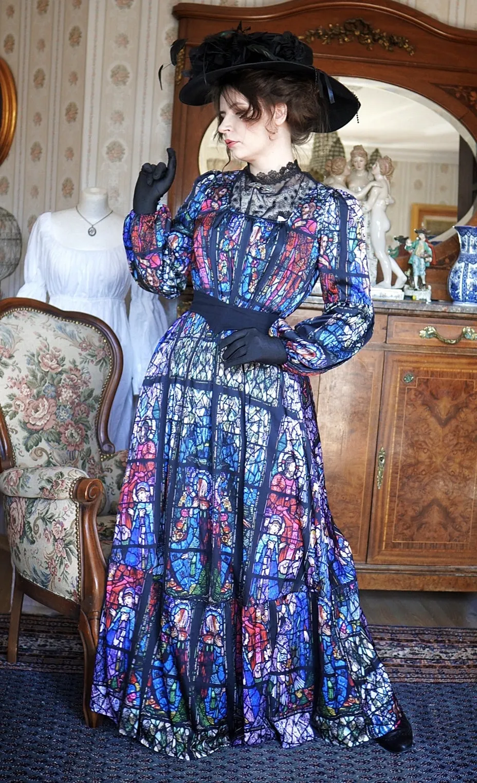 Long stained glass dress
