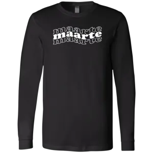 Maarte in Triple Unisex Jersey Long Sleeve T-Shirt
