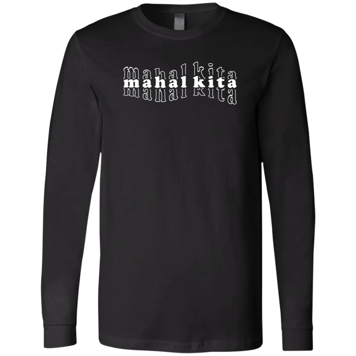Mahal Kita Mesh Warp Unisex Jersey Long Sleeve T-Shirt