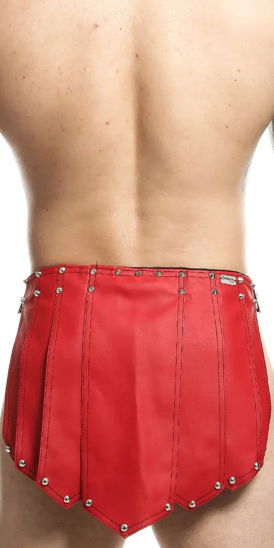 Malebasics Dmbl10 Dngeon Roman Skirt Black-red
