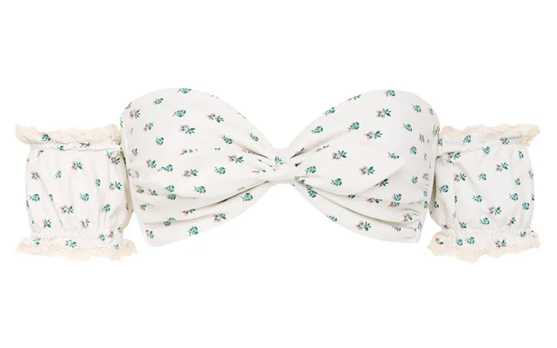 Mama Sleeves-Ruffle Uno Bikini ::RET