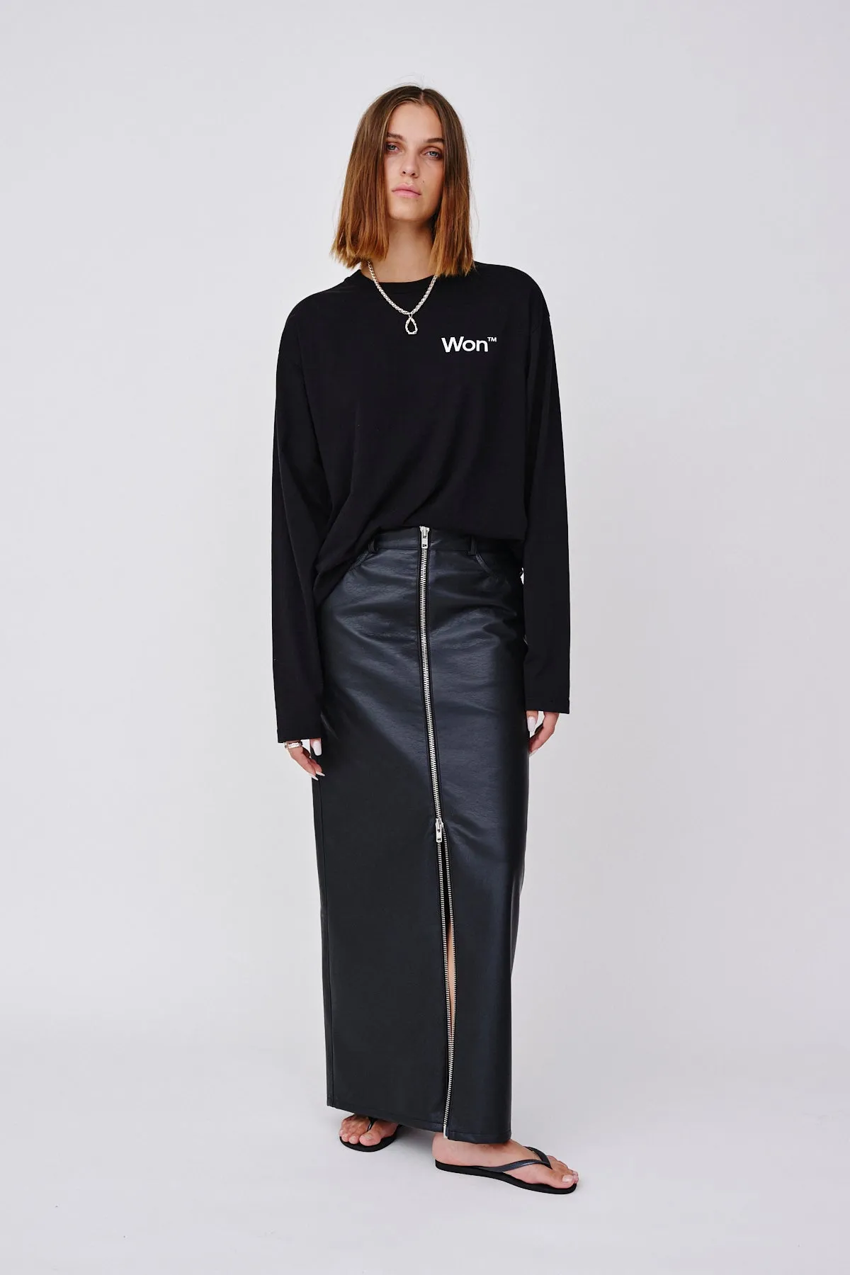 Martha Immitated Leather - Black