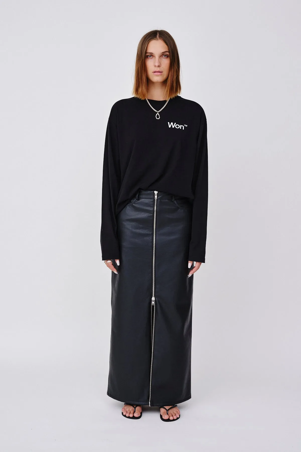 Martha Immitated Leather - Black