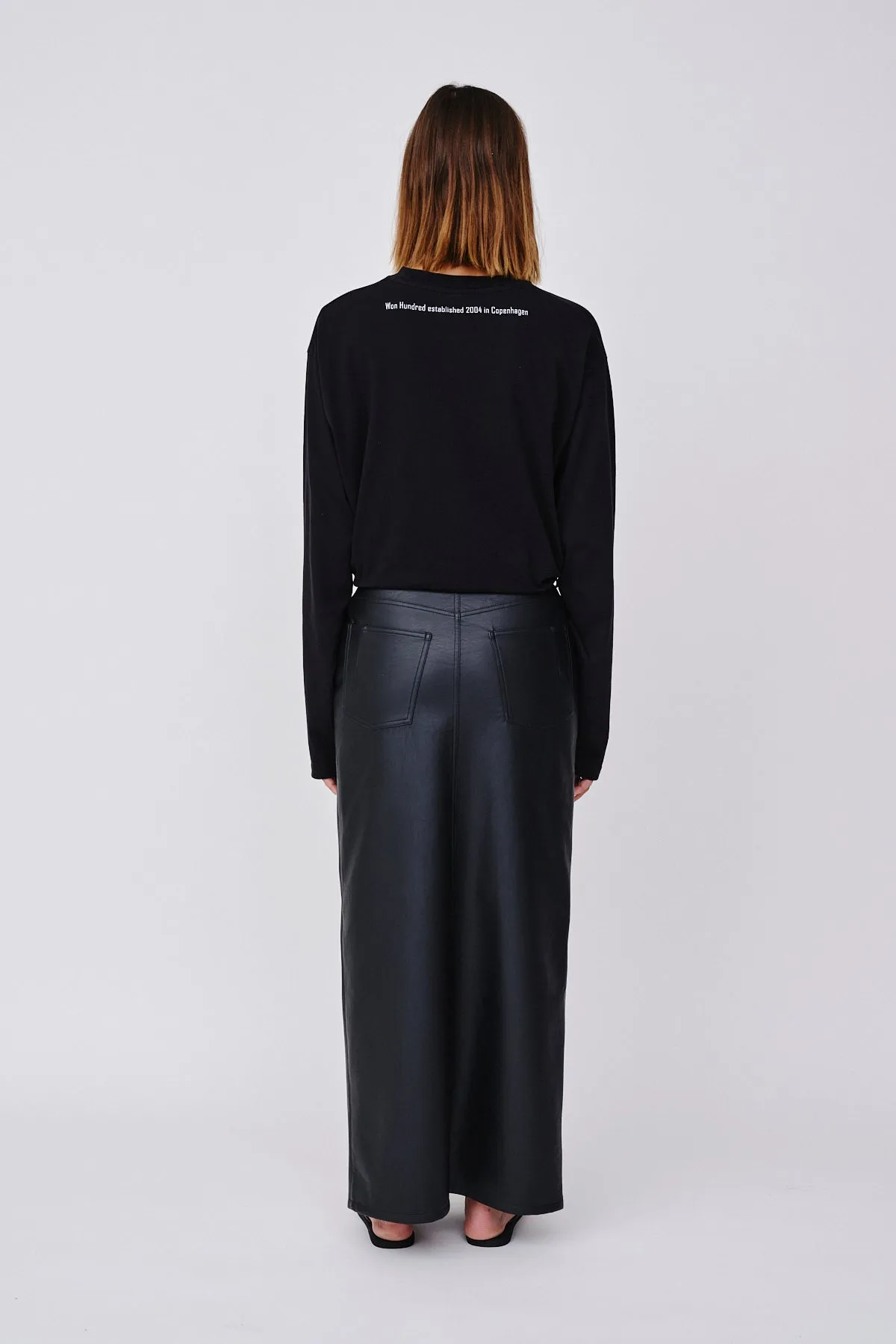 Martha Immitated Leather - Black
