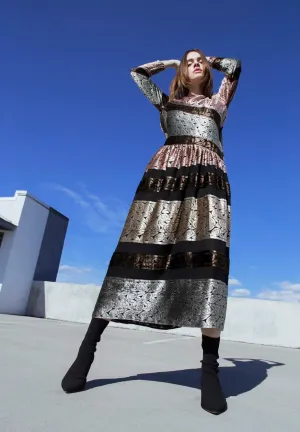 MARY MCFADDEN Burnout Dress
