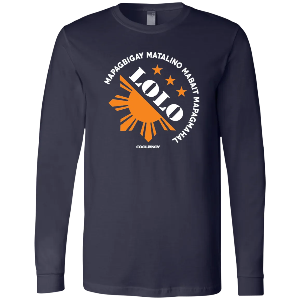 Matalino Mapagmahal Lolo Mens Jersey Long Sleeve T-Shirt