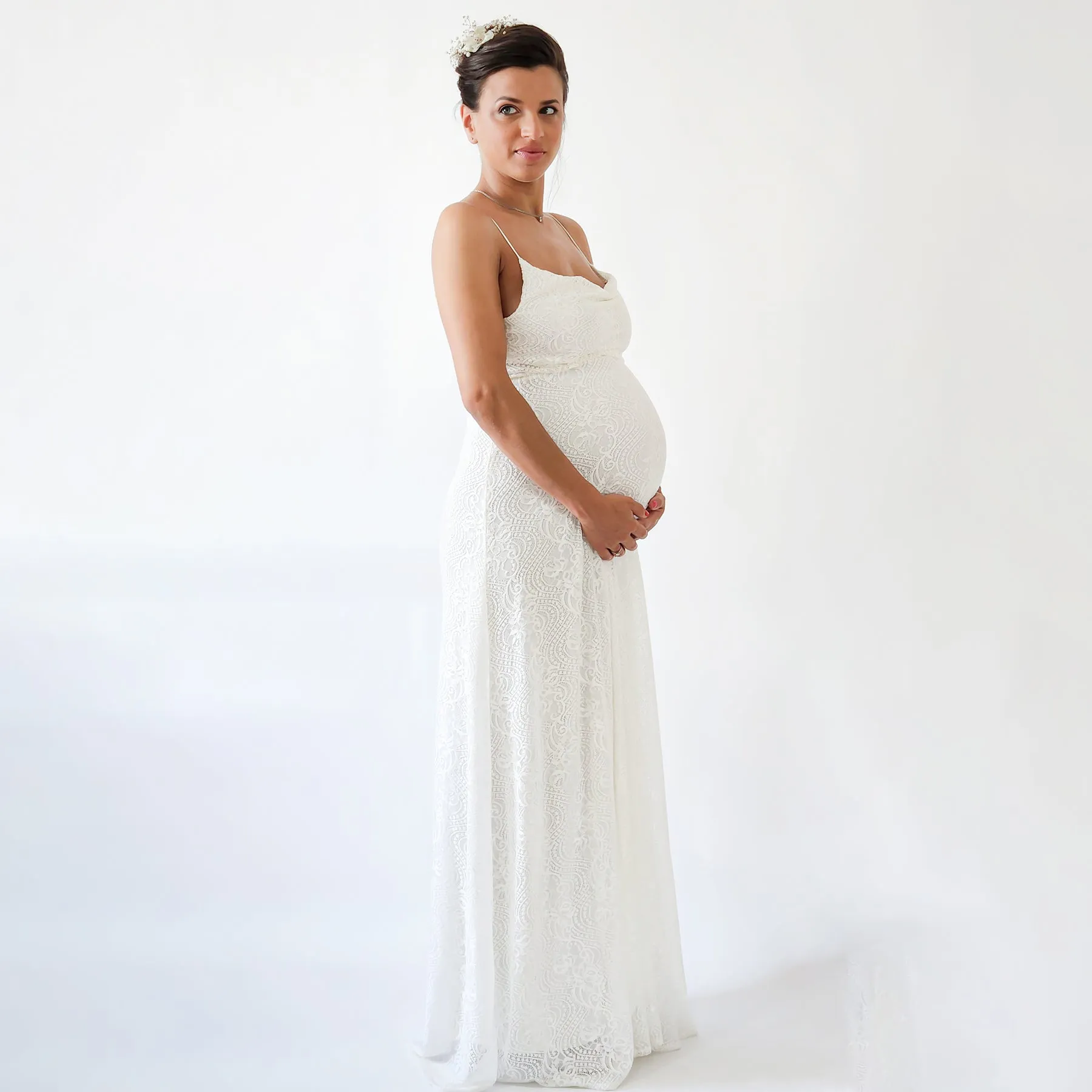 Maternity  Draped Dress #7010