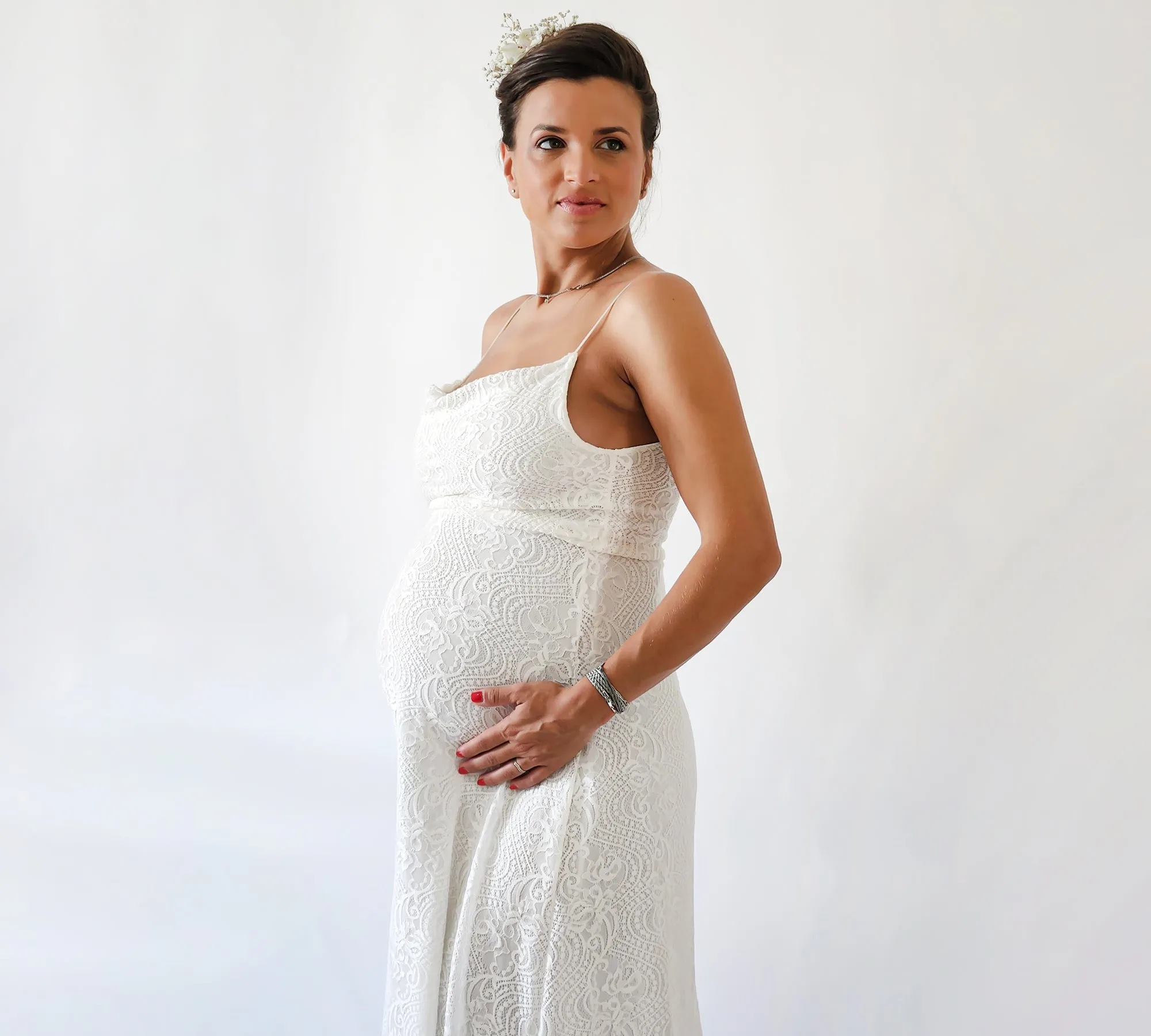 Maternity  Draped Dress #7010