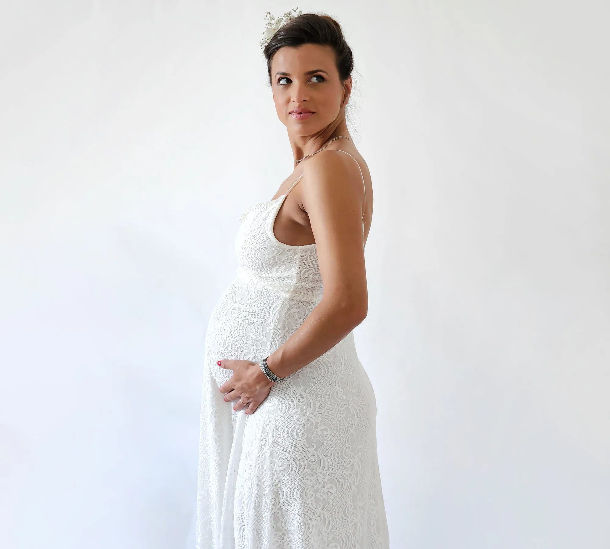 Maternity  Draped Dress #7010