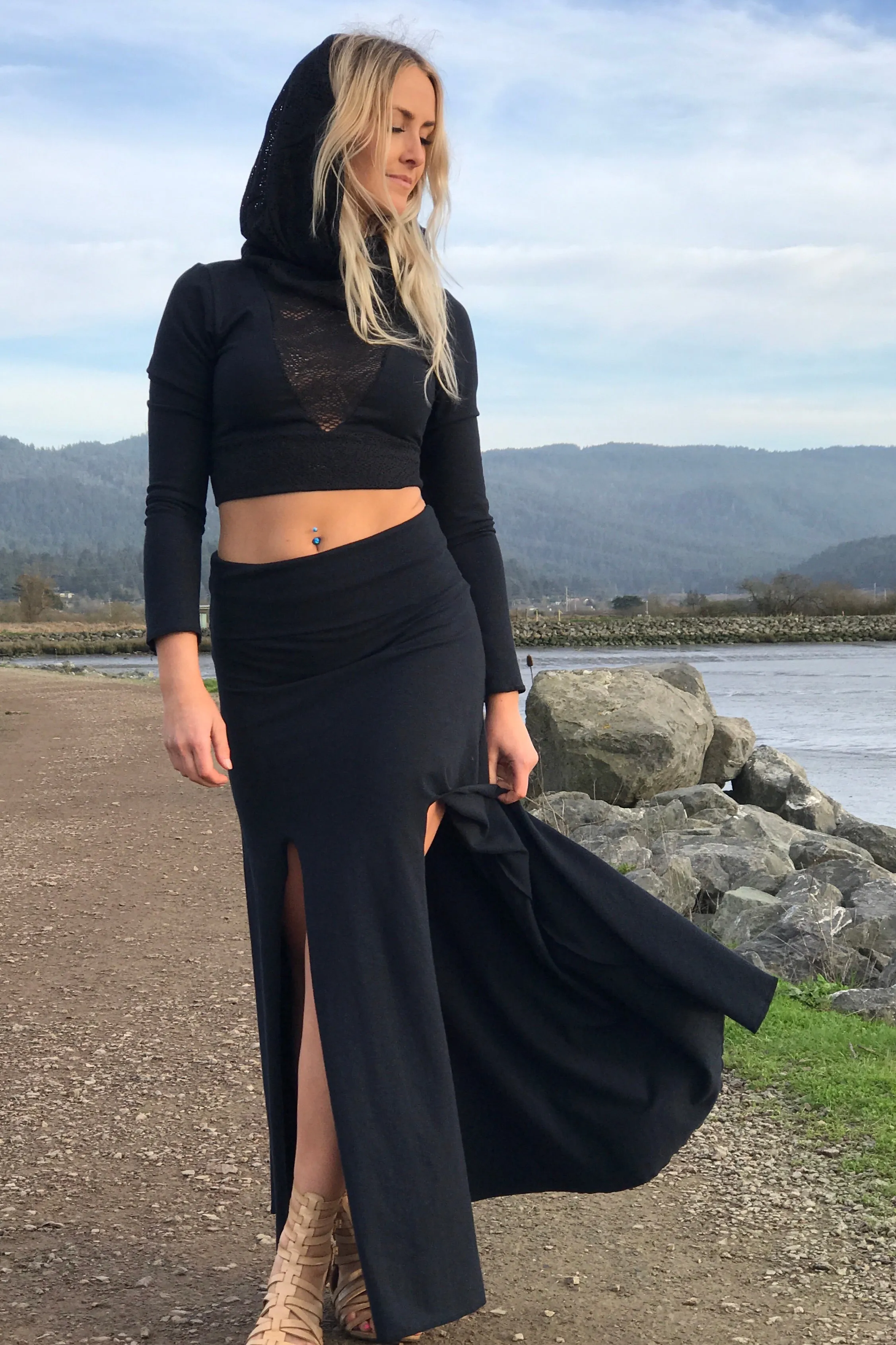 Maxi Skirt with Slits