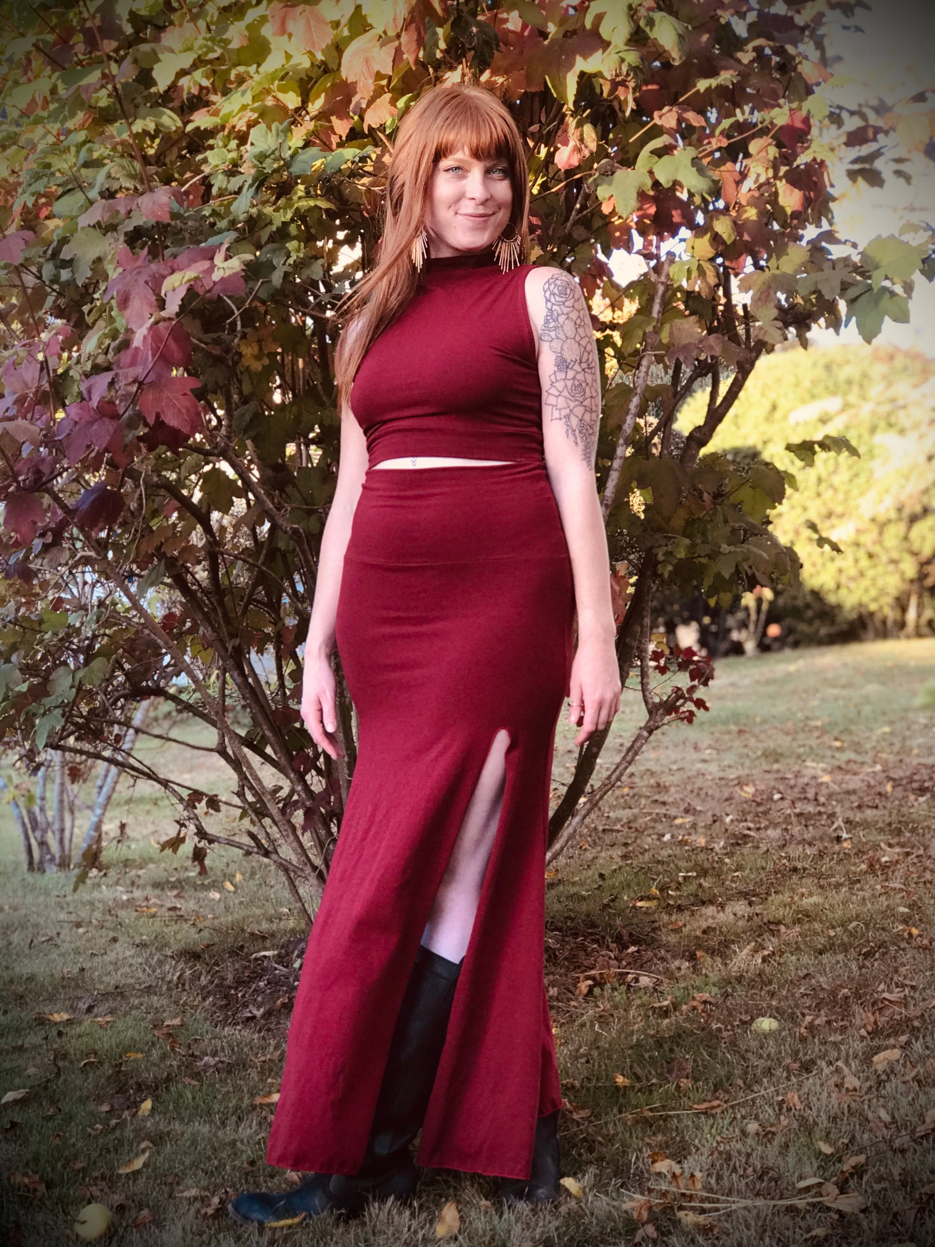 Maxi Skirt with Slits