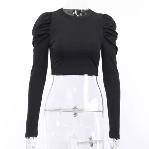 Mekenzie Puff Shoulder Top