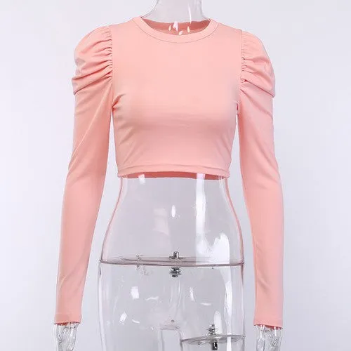 Mekenzie Puff Shoulder Top