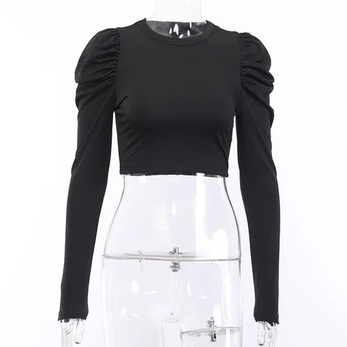 Mekenzie Puff Shoulder Top