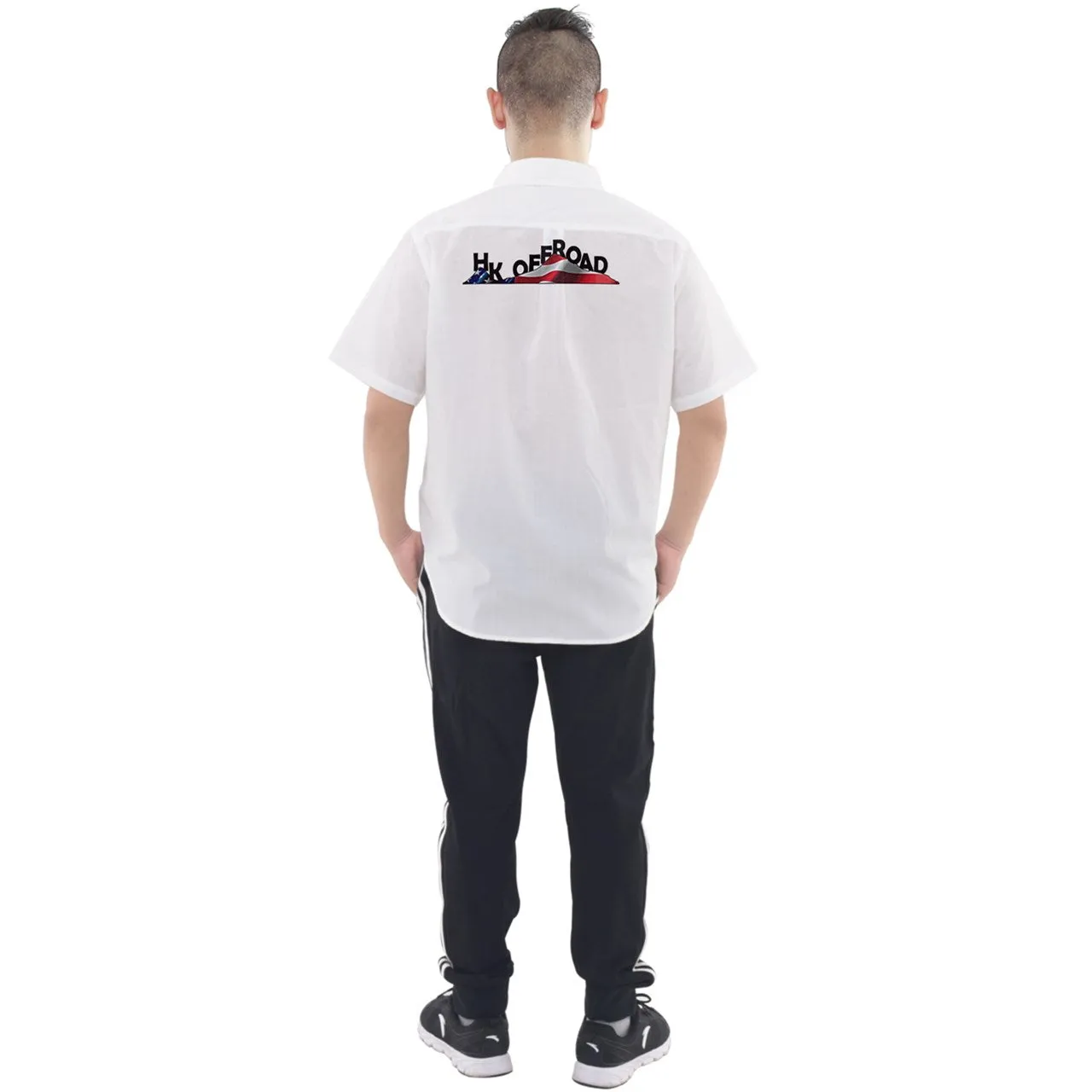 Men's Short Sleeve Collared Shirt