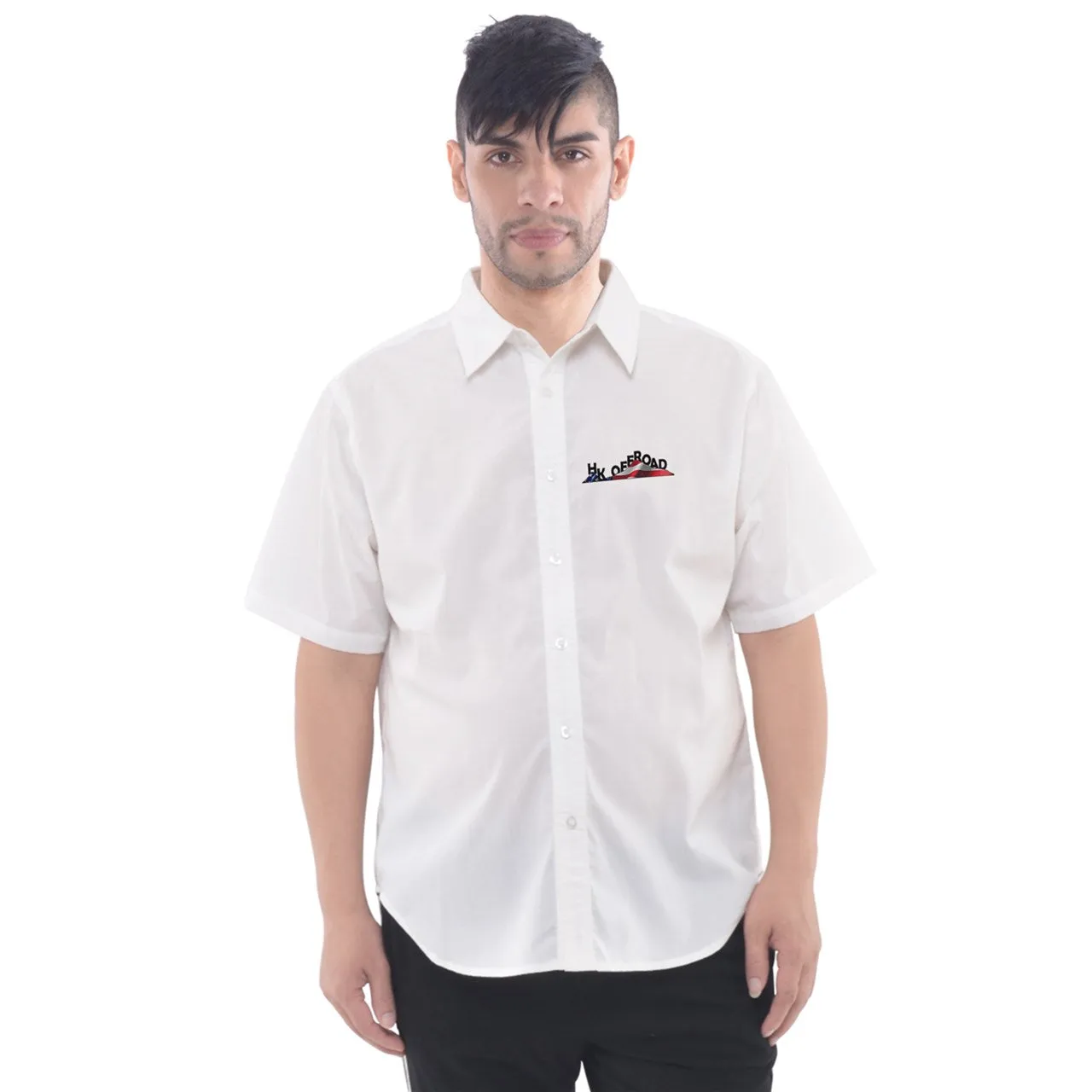Men's Short Sleeve Collared Shirt
