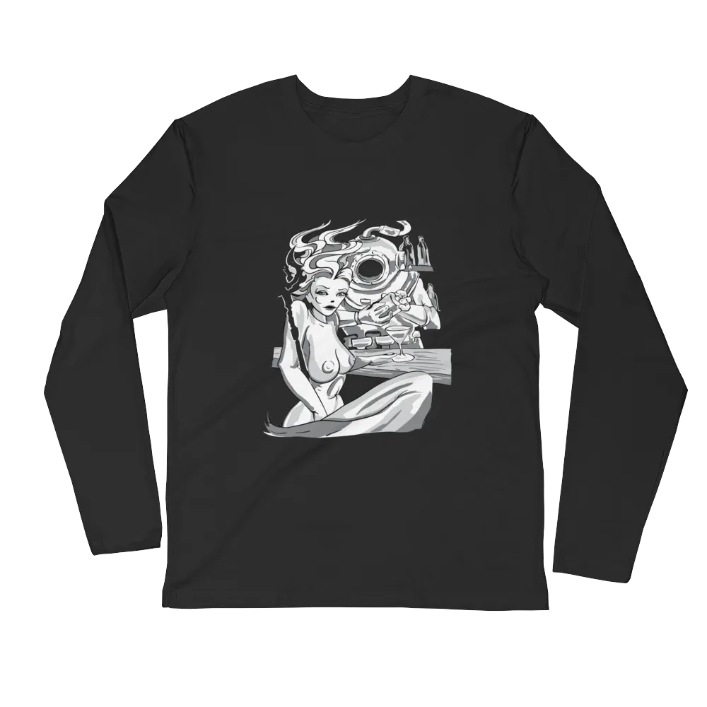 Mermaid N Bartender Long Sleeve T-Shirt