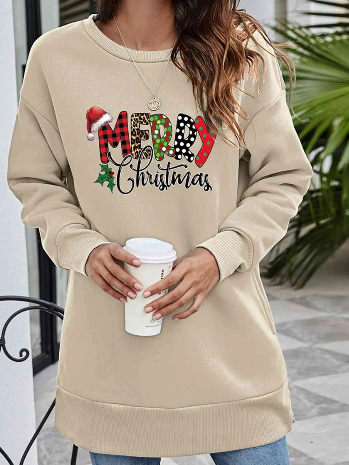 MERRY CHRISTMAS Graphic Sweatshirt (6 Colors)