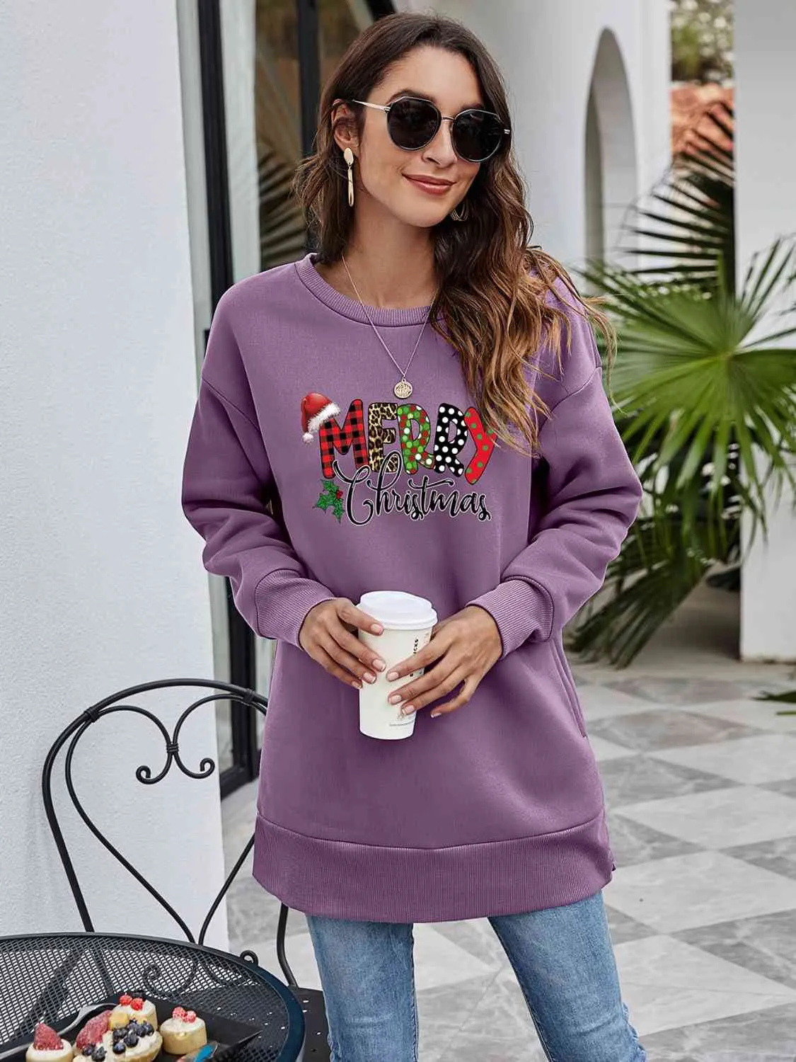 MERRY CHRISTMAS Graphic Sweatshirt (6 Colors)