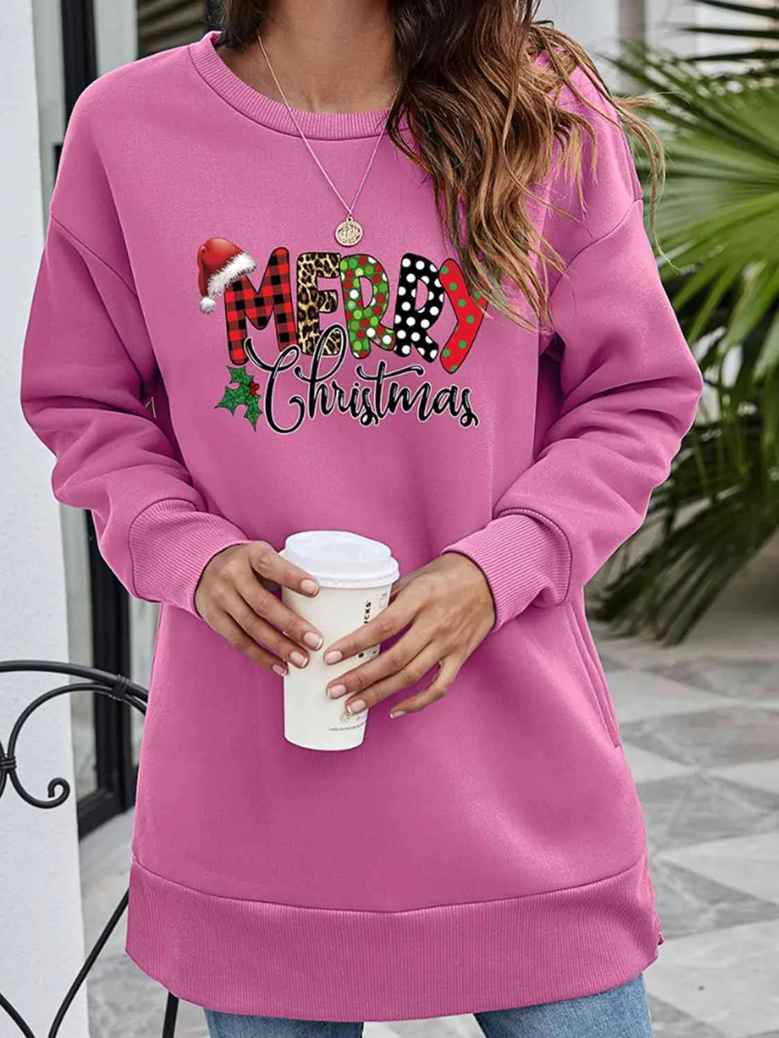 MERRY CHRISTMAS Graphic Sweatshirt (6 Colors)
