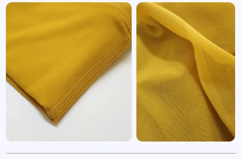 Meshed Short Sleeved Top