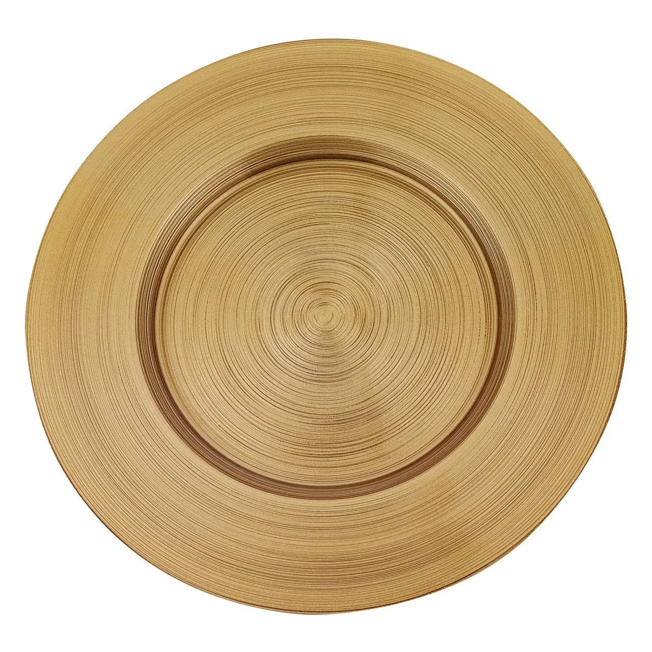 Metallic Gold Glass Charger
