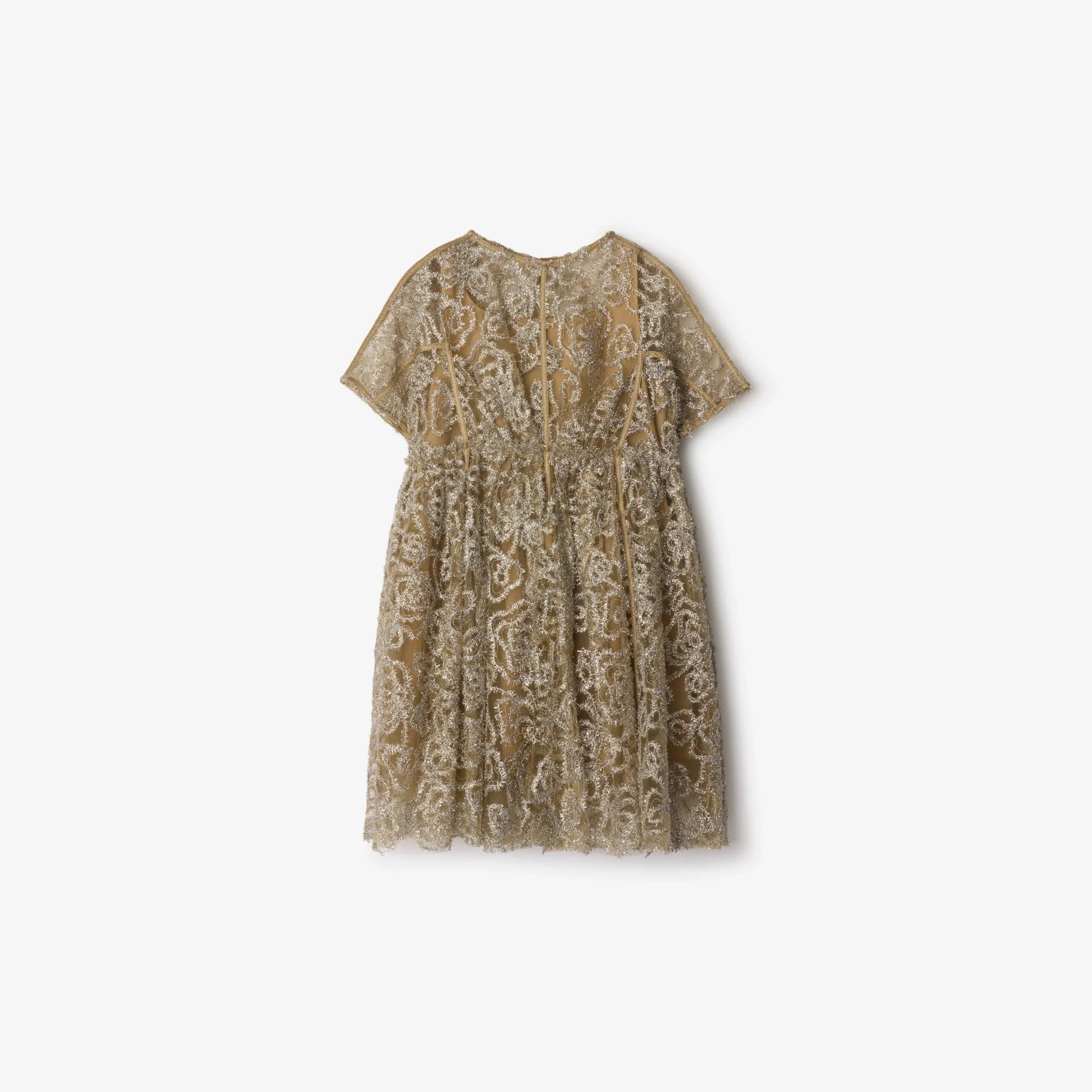 Metallic Tulle Dress