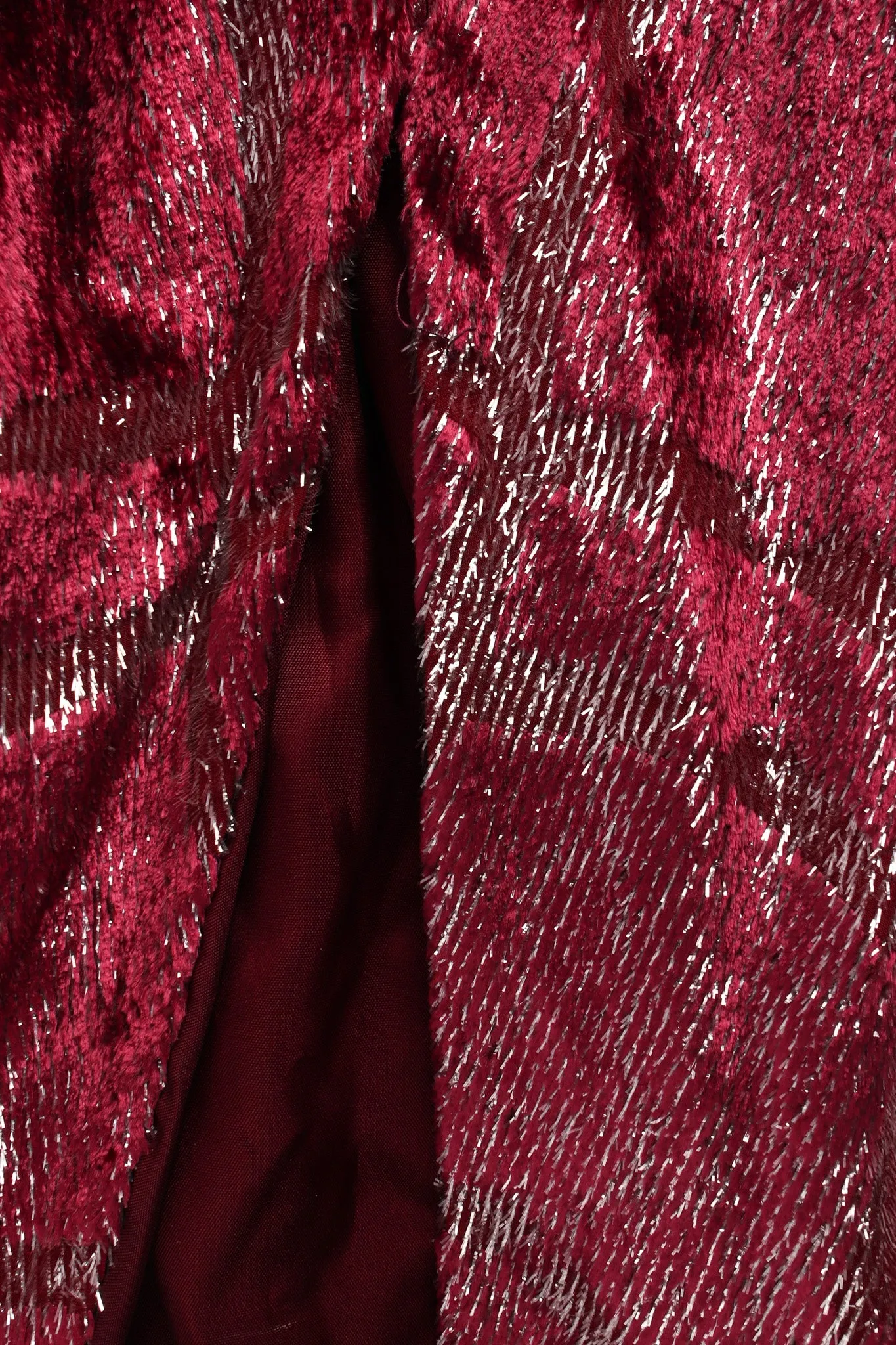Metallic Velvet Burnout Dress