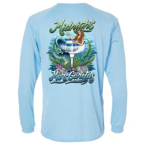 Midnight Mergarita Performance Sun Shirt - Blue Mist