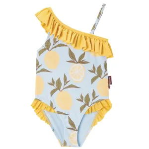 Milkbarn Lemon Off Shoulder One Piece Swimsuit