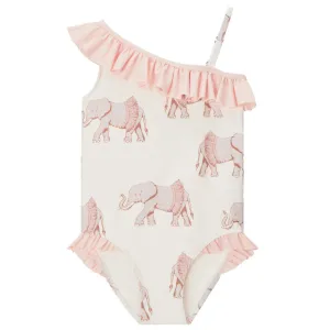 Milkbarn Tutu Elephant Off Shoulder One Piece Swimsuit