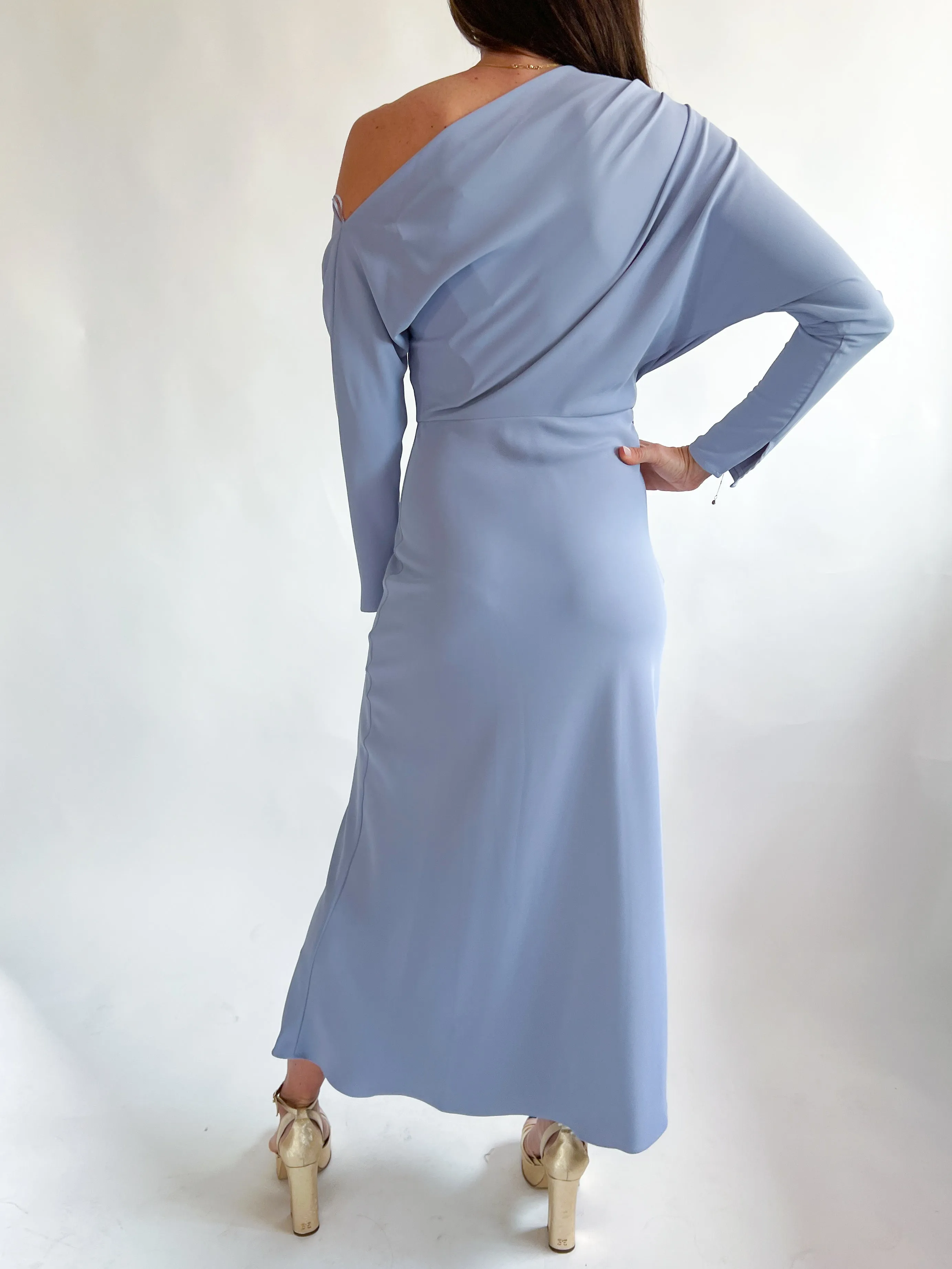 Naia Drape Midi Dress