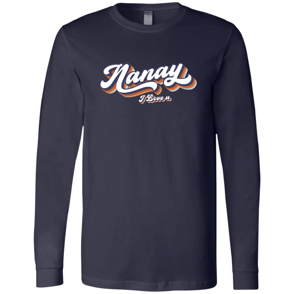 Nanay I Love U Unisex Jersey Long Sleeve T-Shirt