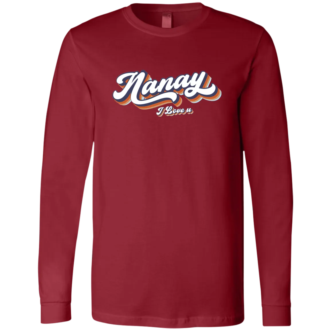 Nanay I Love U Unisex Jersey Long Sleeve T-Shirt