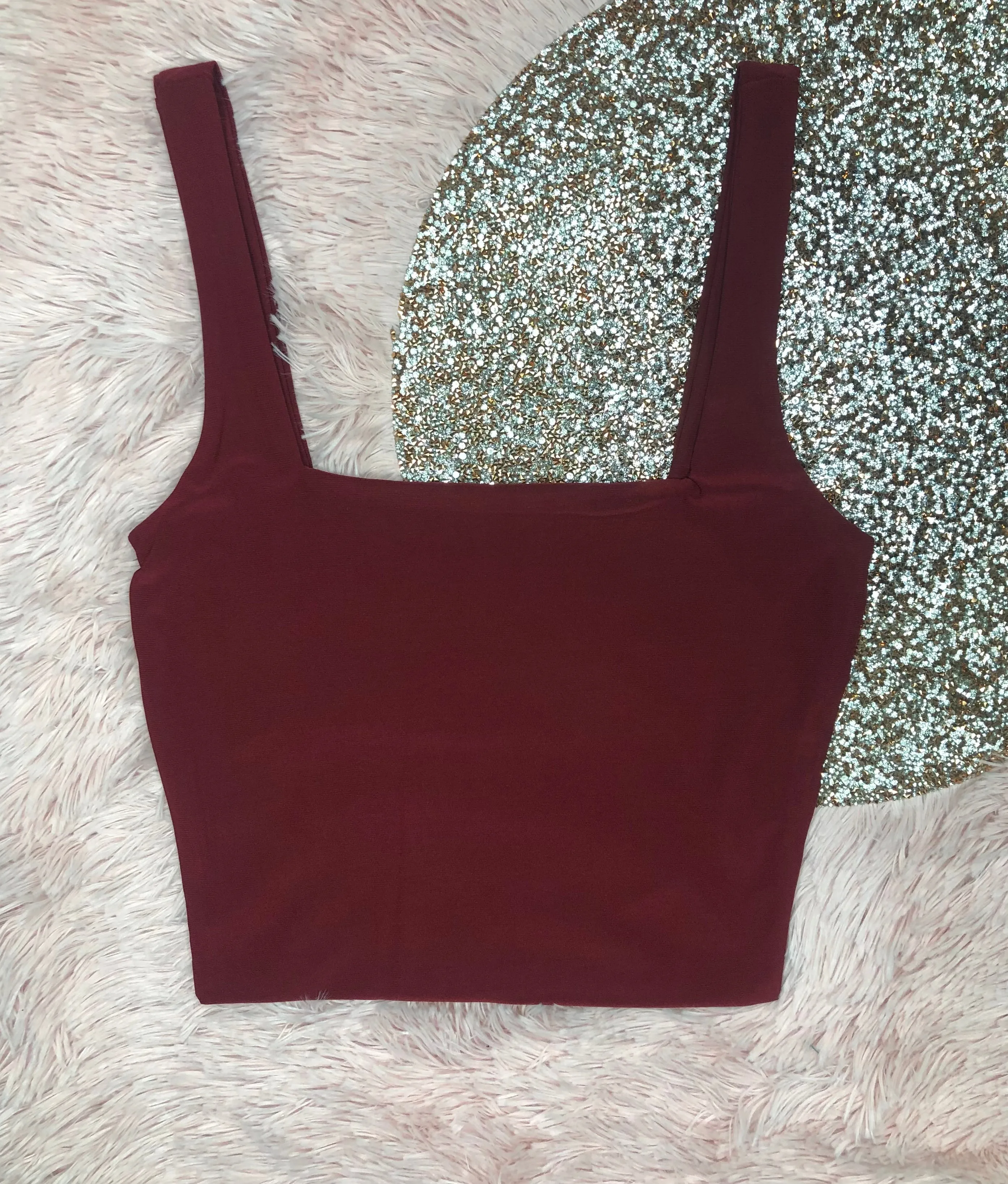 Nancy Tank Top(Burgundy)
