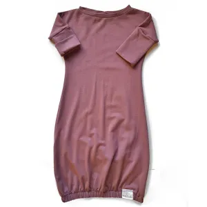 Newborn Gown | Rose Brown