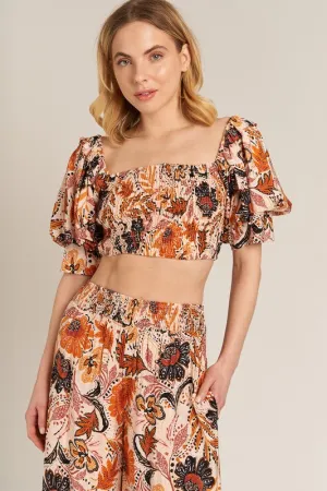 Niall Print Crop Top FINAL SALE