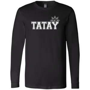 No 1 Tatay Mens Jersey Long Sleeve T-Shirt