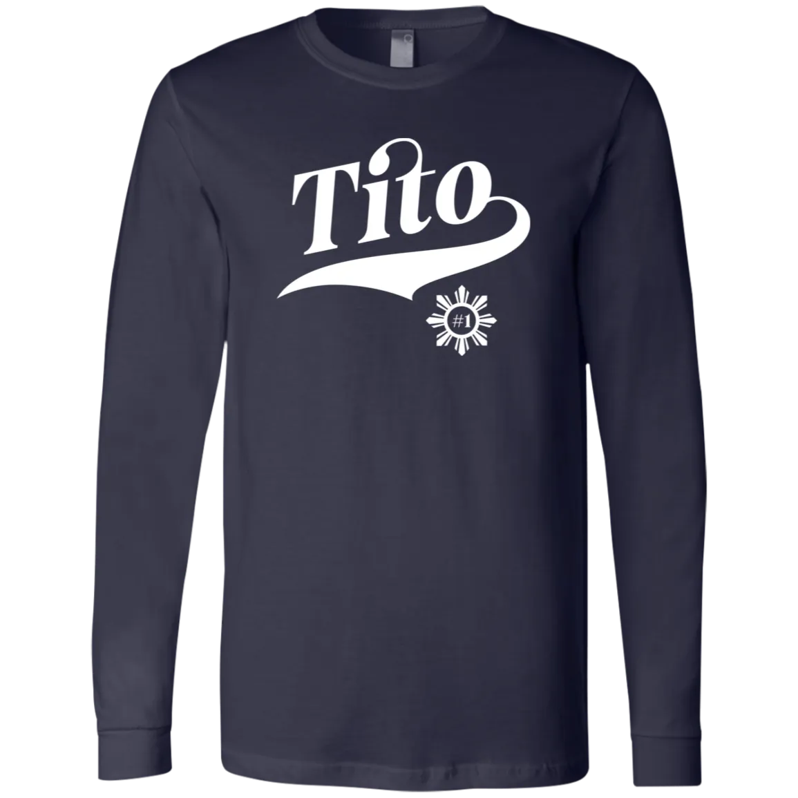 Number One Tito Mens Jersey Long Sleeve T-Shirt
