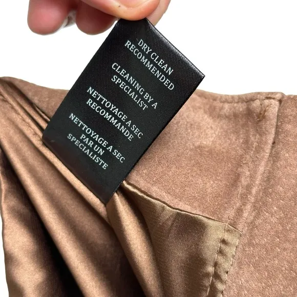 NWT Blank NYC Nubuck Leather Mini Skirt Size 31 Double Zip