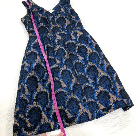 NWT J.Crew Peacock Jacquard Dress