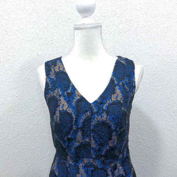 NWT J.Crew Peacock Jacquard Dress