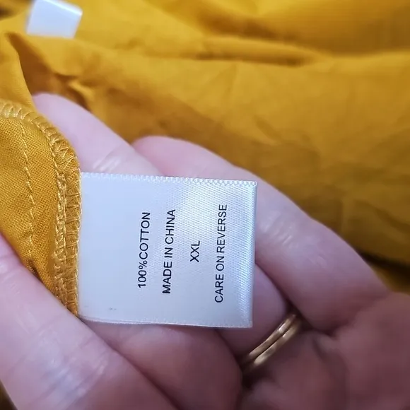 NWT Ny&amp;Co XXL Mustard Yellow Halter Maxi Dress