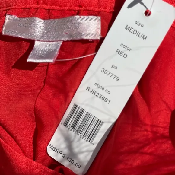 NWT Romeo &amp; Juliet Couture 2 layer red high-low skirt / M