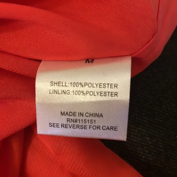 NWT Romeo &amp; Juliet Couture 2 layer red high-low skirt / M