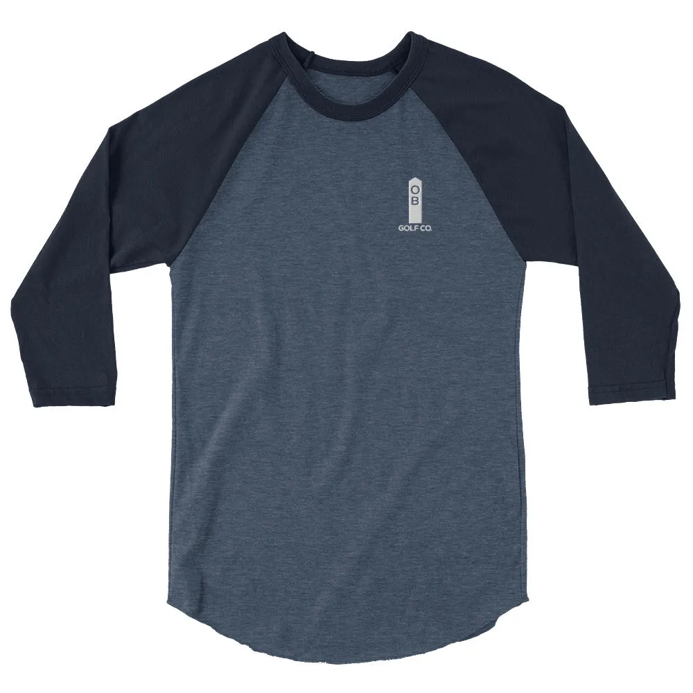 OB Stake Embroidered 3/4 sleeve shirt