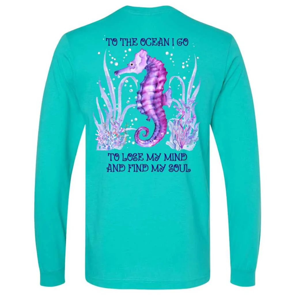 Ocean Soul Long Sleeve T-Shirt (Teal)