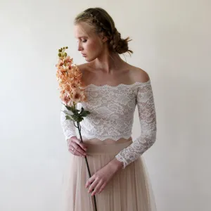 Off shoulder Bridal top #2058
