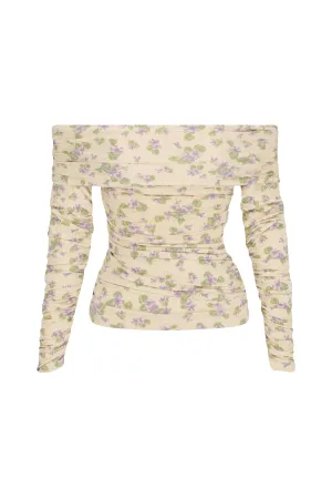 Off Shoulder Wrap Top