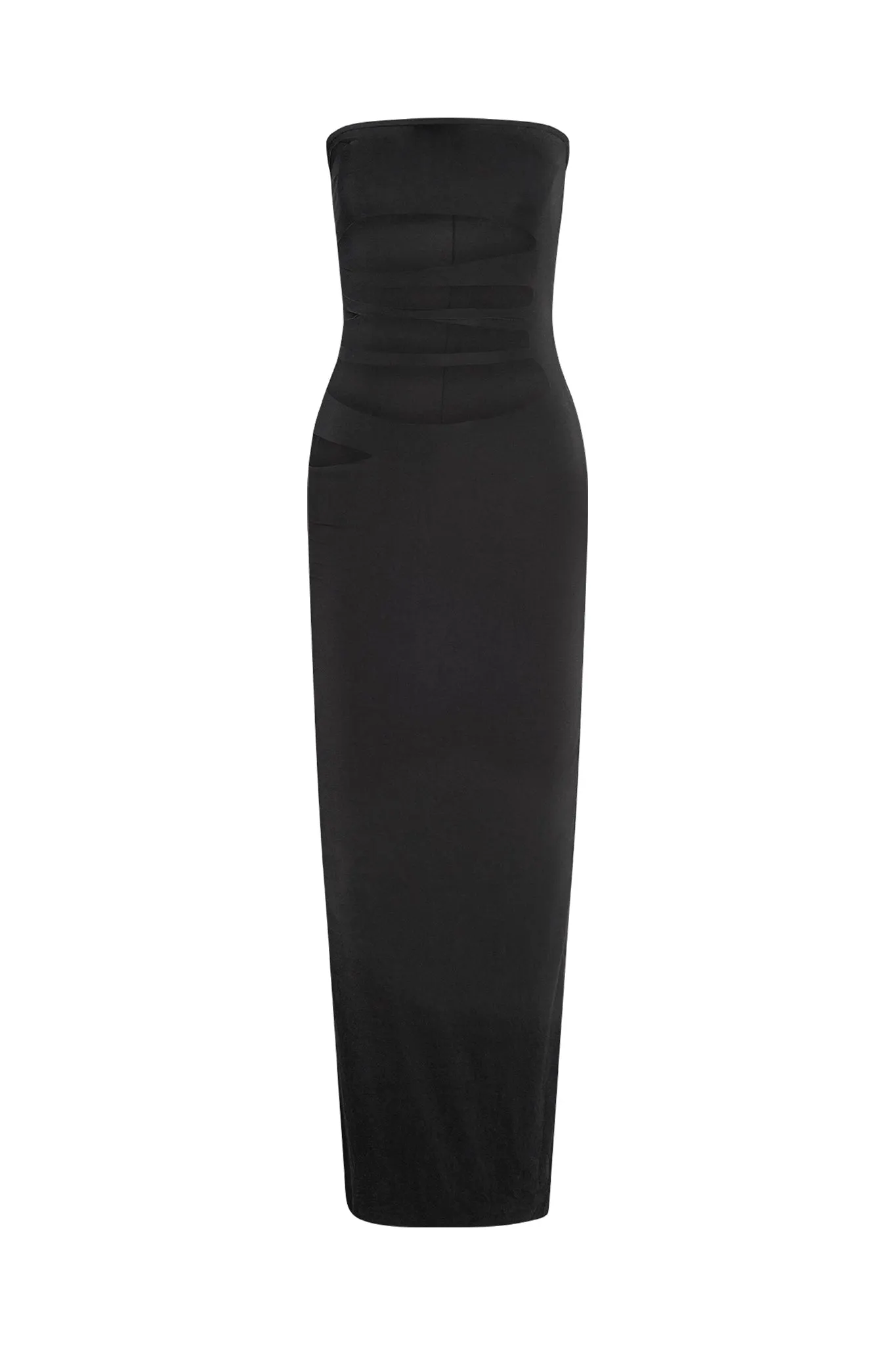 OLESA MAXI DRESS - BLACK